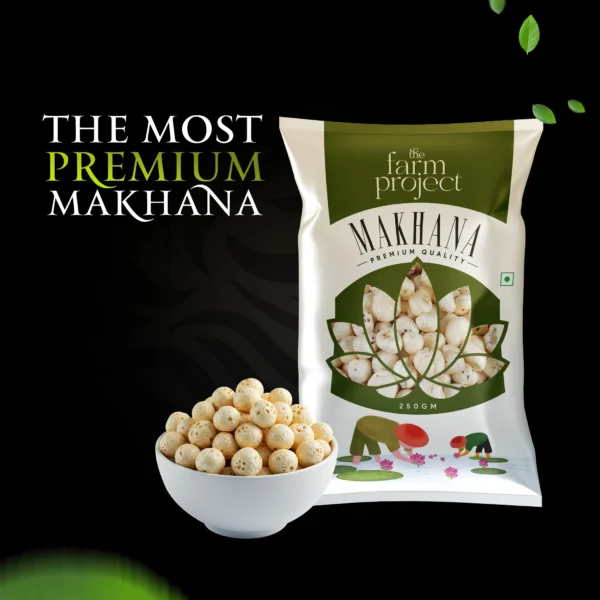 Premium Makhana (Foxnuts), 250 gm I Natural & Crunchy | Lotus Puffs | Rich in Calcium | High Protein | Ideal for Weight Management & Fasting - Image 5