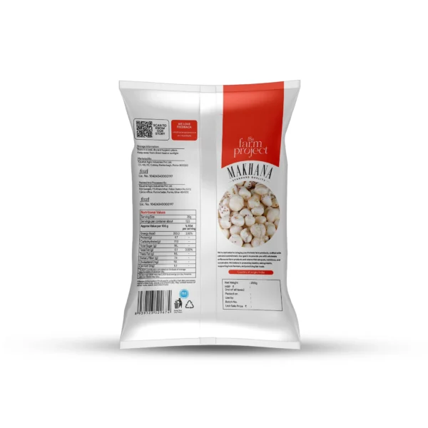 Standard Makhana (Foxnuts), 250 gm I Natural & Crunchy Lotus Seeds | Rich in Calcium | High Protein, Low-Calorie Superfood | Ideal for Weight Management & Fasting - Image 6