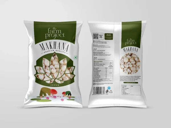 Premium Makhana (Foxnuts), 250 gm I Natural & Crunchy | Lotus Puffs | Rich in Calcium | High Protein | Ideal for Weight Management & Fasting - Image 3