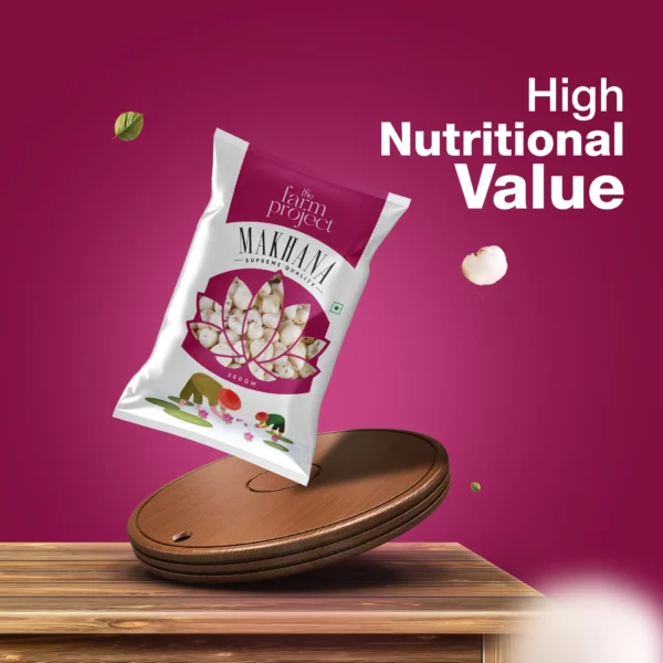 Supreme Quality Makhana (Foxnuts), 250 gm I Healthy Lotus Puffs | Rich in Calcium | High Protein, Gluten-Free, Low-Calorie Snack | Perfect for Fasting & Fitness - Image 4