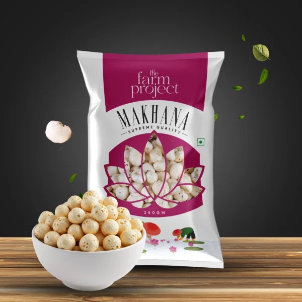 Supreme Quality Makhana (Foxnuts), 250 gm I Healthy Lotus Puffs | Rich in Calcium | High Protein, Gluten-Free, Low-Calorie Snack | Perfect for Fasting & Fitness - Image 6